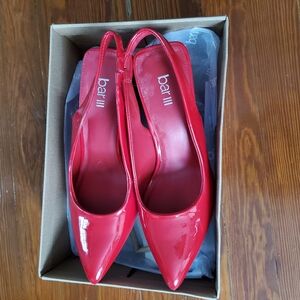 Holiday Bar III Red Patent Leather Heels